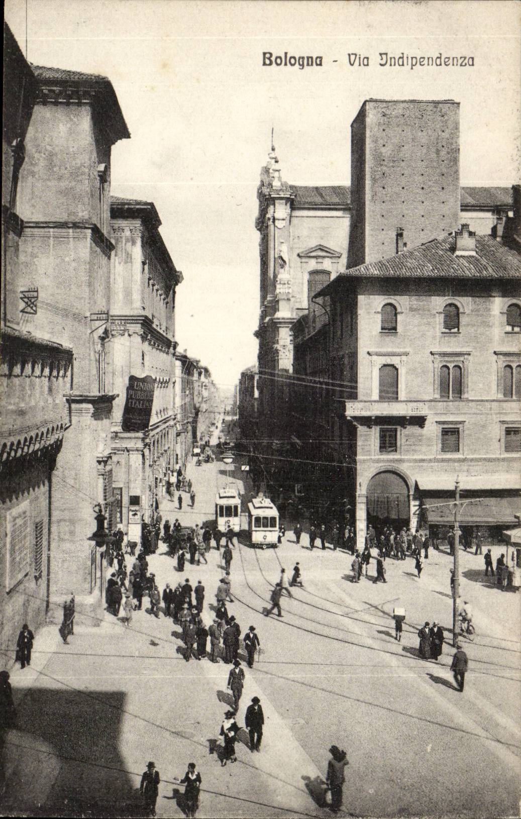 Italie Italia Bologna CPA Via Indipendenza