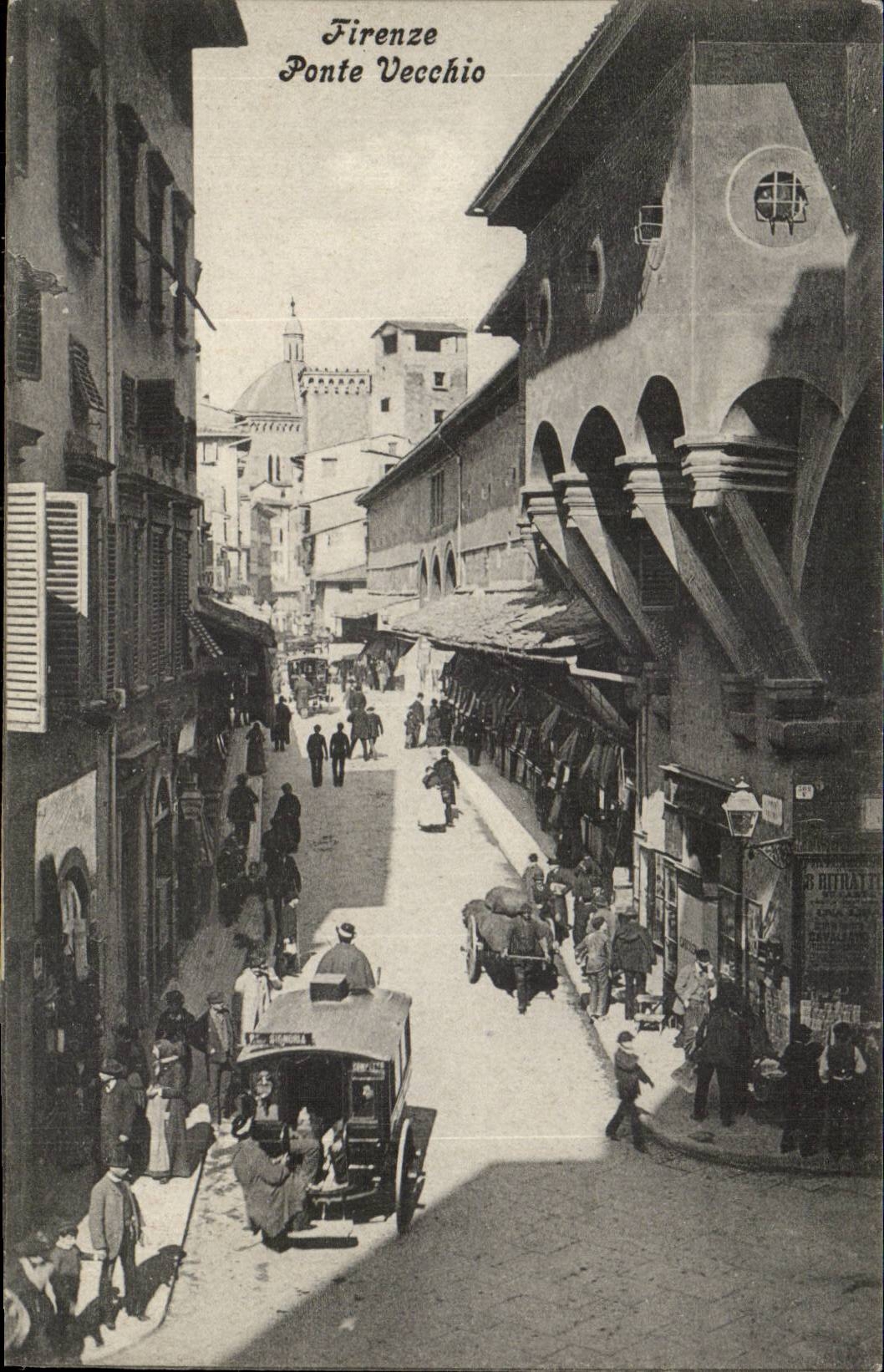 Italie Italia Firenze CPA Ponte Vecchio