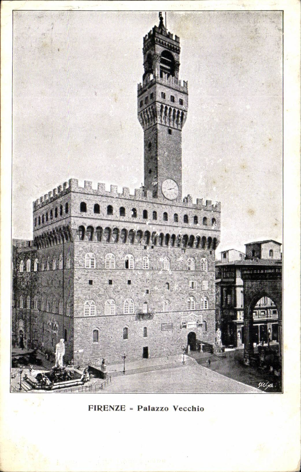 Italie Italia Firenze CPA Palazzo Vecchio