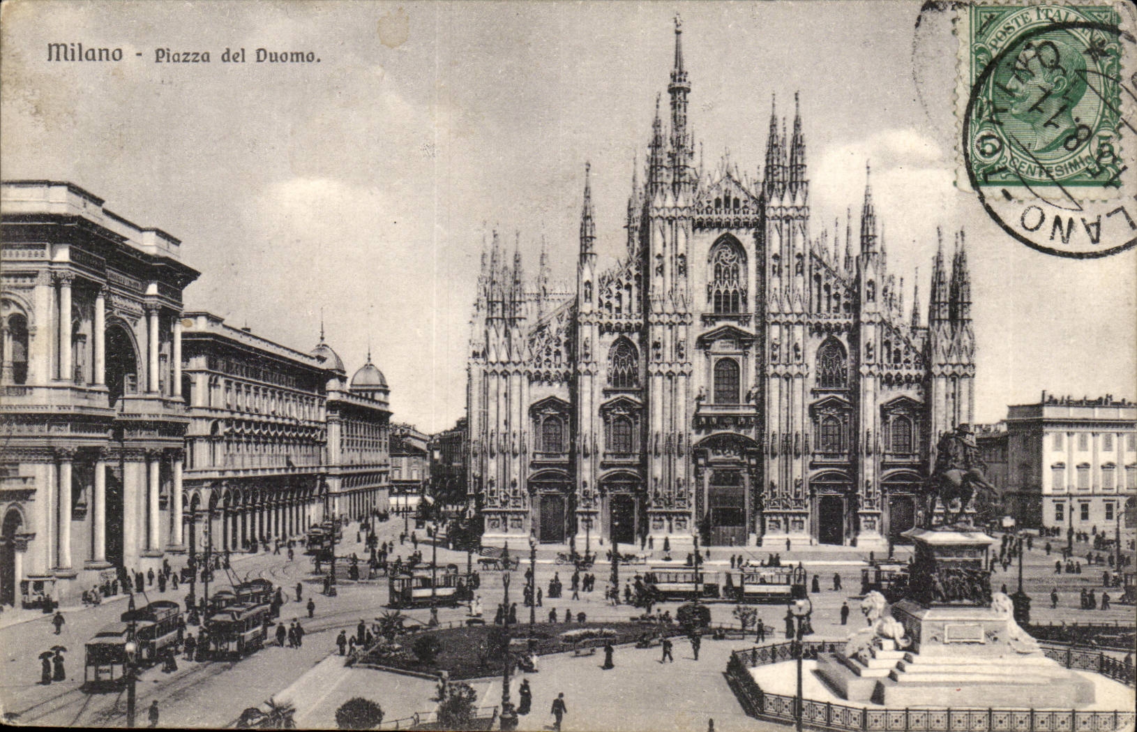 Italie - Italia - Milano - Milan - Plazzo de Duomo - CPA 