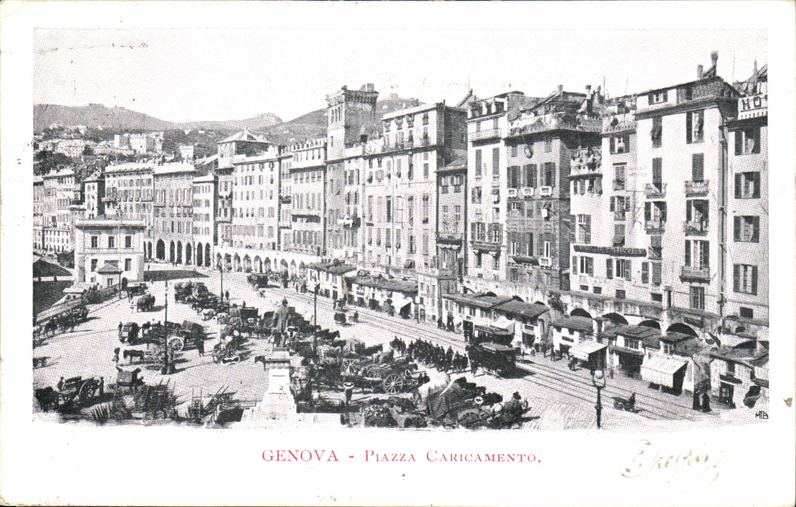 Italie - Italia - Genova - Genoa - Piazza Caricamento - CPA 