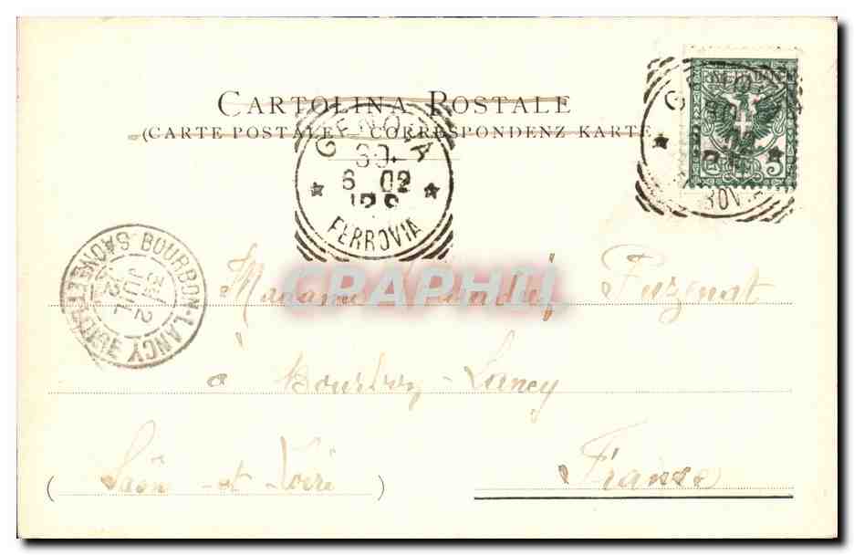 Italie - Italia - Genova - Genoa - Piazza Caricamento - CPA  — Rückseite