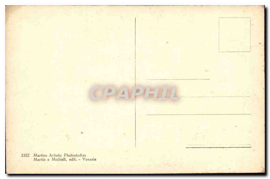 Italie - Italia - Venezia - Palazzi - Rezzonica Foscari e Balbi CPA  — Verso