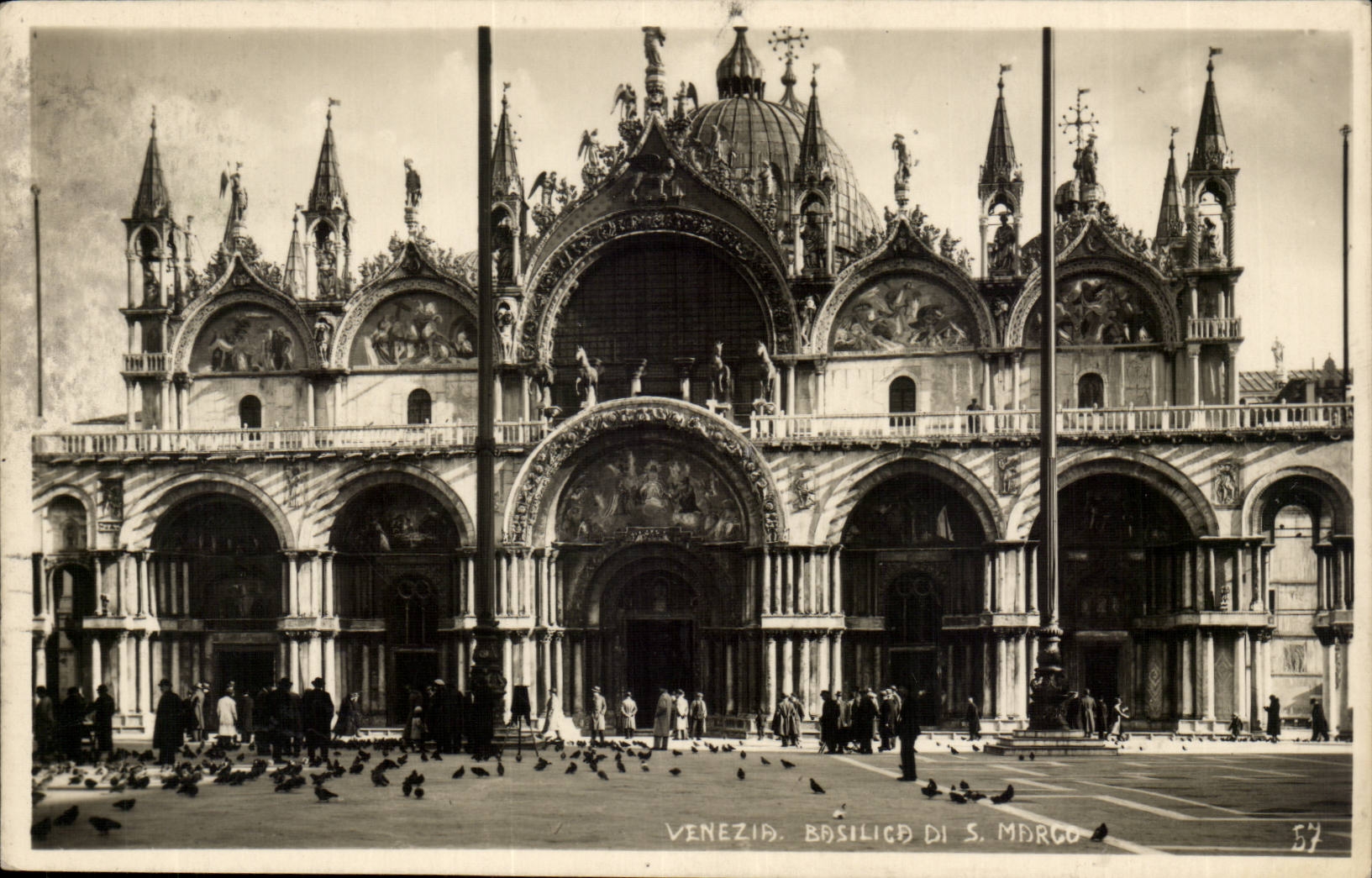 Italie - Italia - Venezia - Basilica di S Marco CPA 
