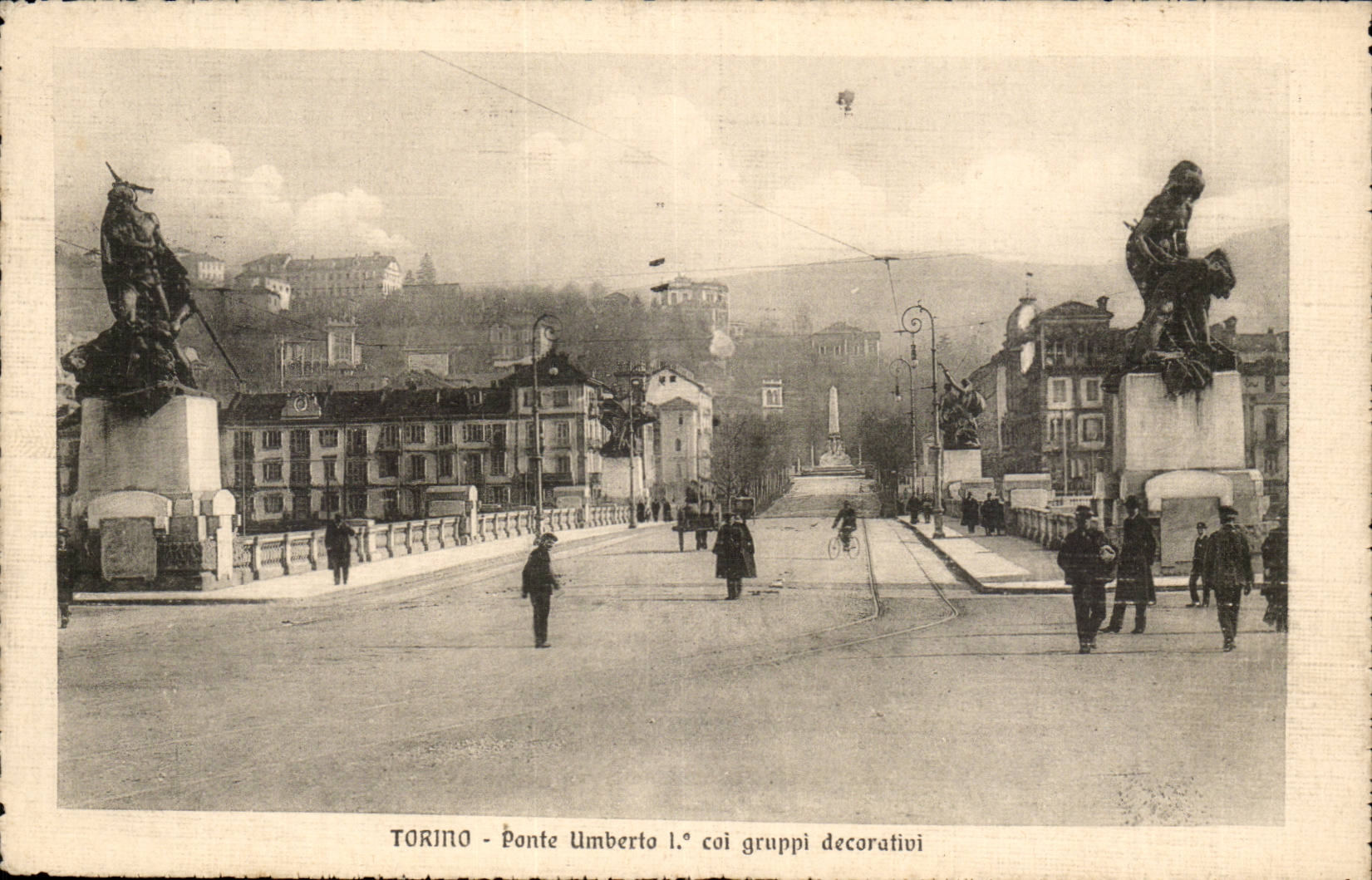 Italie - Italia - Torino - Turin - Ponte Umberto I - coi gruppi decorativi CPA 