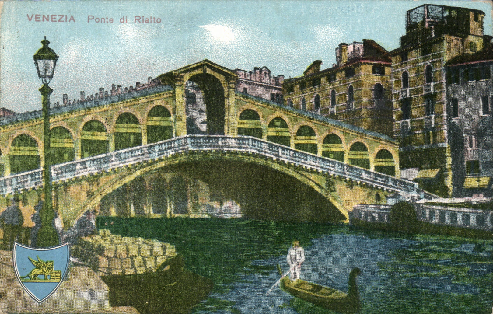 Italie - Italia - Venezia - Venice - Ponte di Rialto CPA 