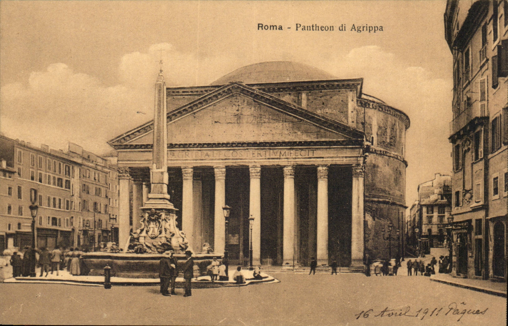 Italie - Italia - Roma - Rome - Pantheon di Agrippa CPA 
