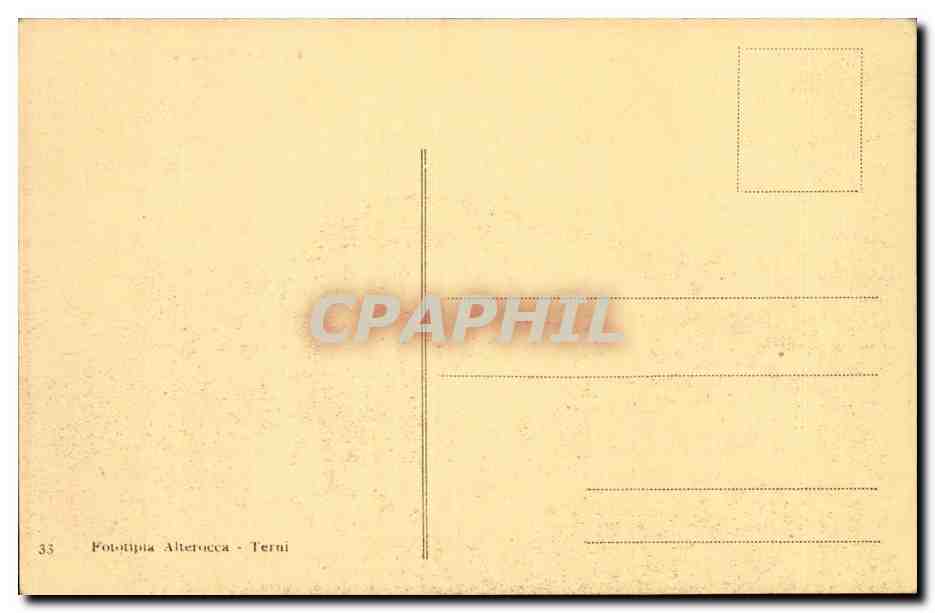 Italie - Italia - Roma - Rome - Trinita dei Monti CPA  — Rückseite