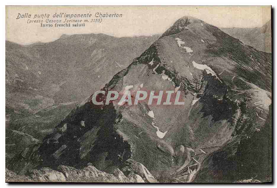 Italie - Italia - dalla Punta dell'imponente Chamberton presso Cesana orinese - CPA 