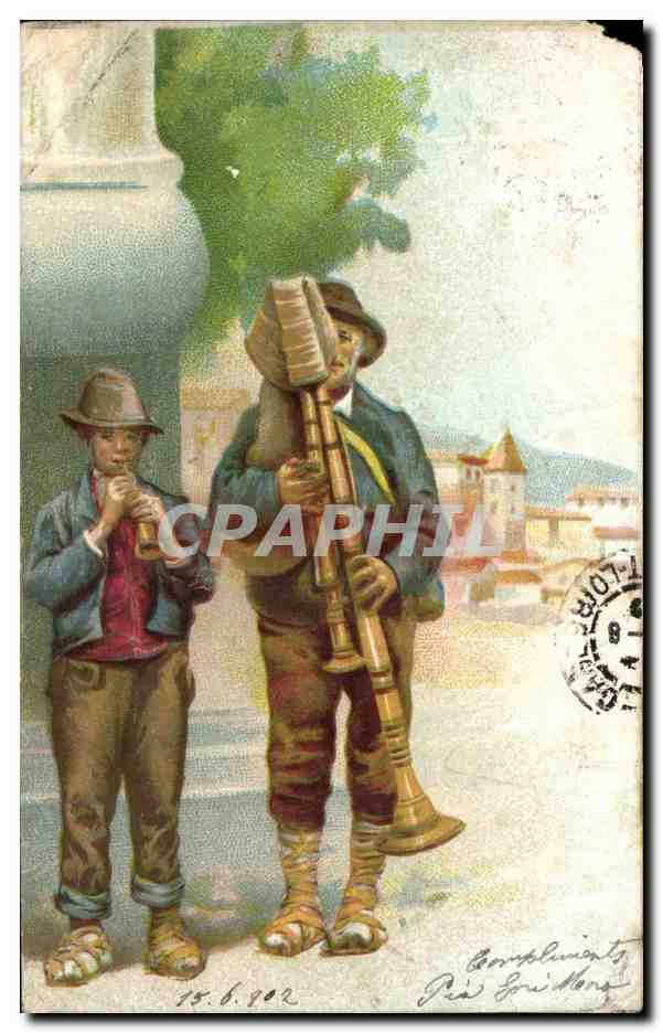 CPA Folklore Costume Tyrol italie Italia