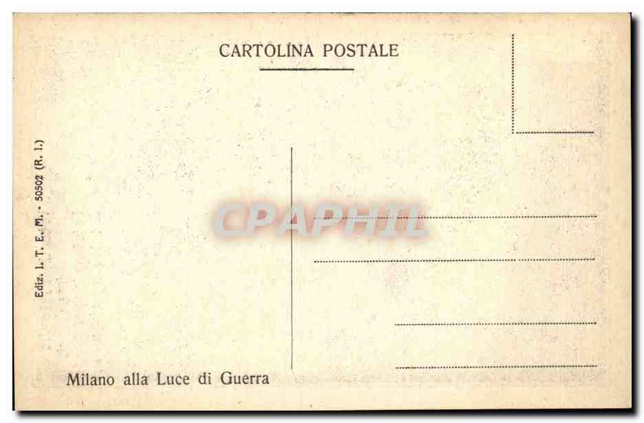 Italie Italia CPA Humour Lune Va ben che te siel neutra — Back