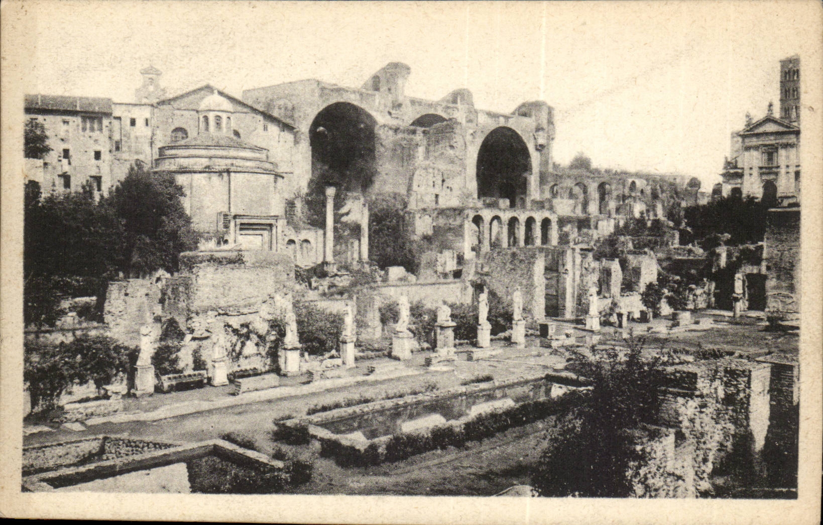 Italie Italia Roma CPA Foro Romano Basilica di Costantino