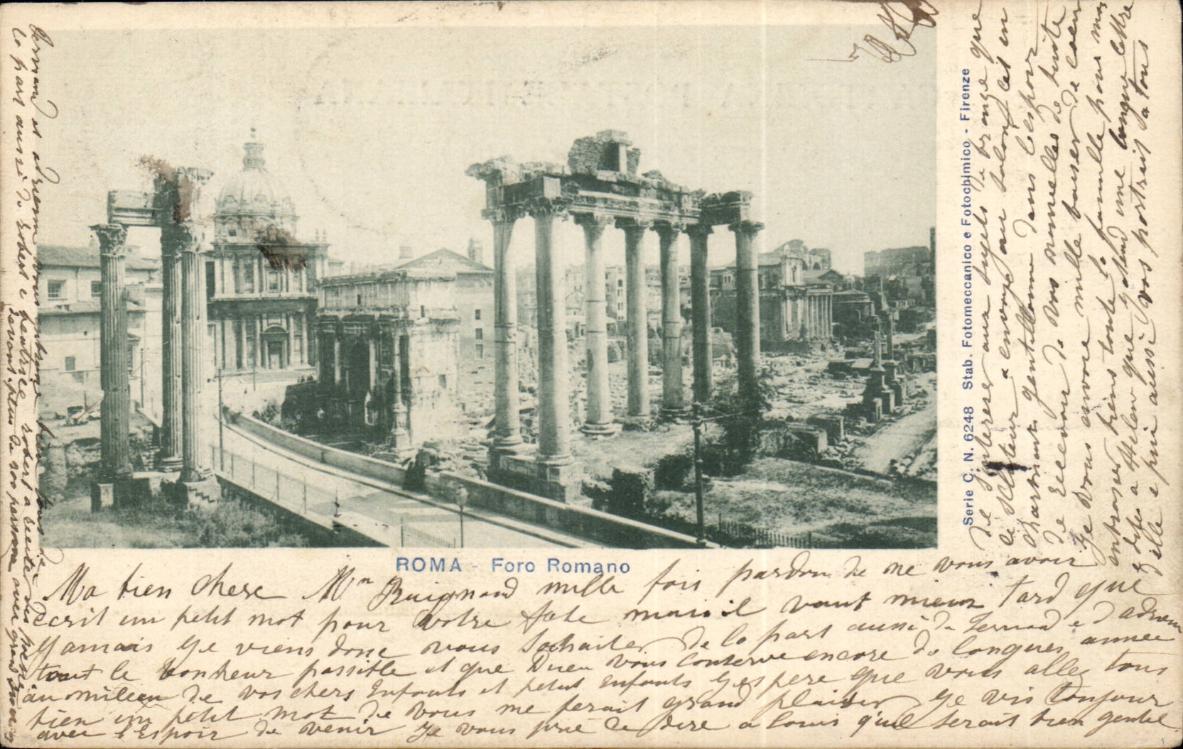 Italie Italia Roma CPA Foro romano 