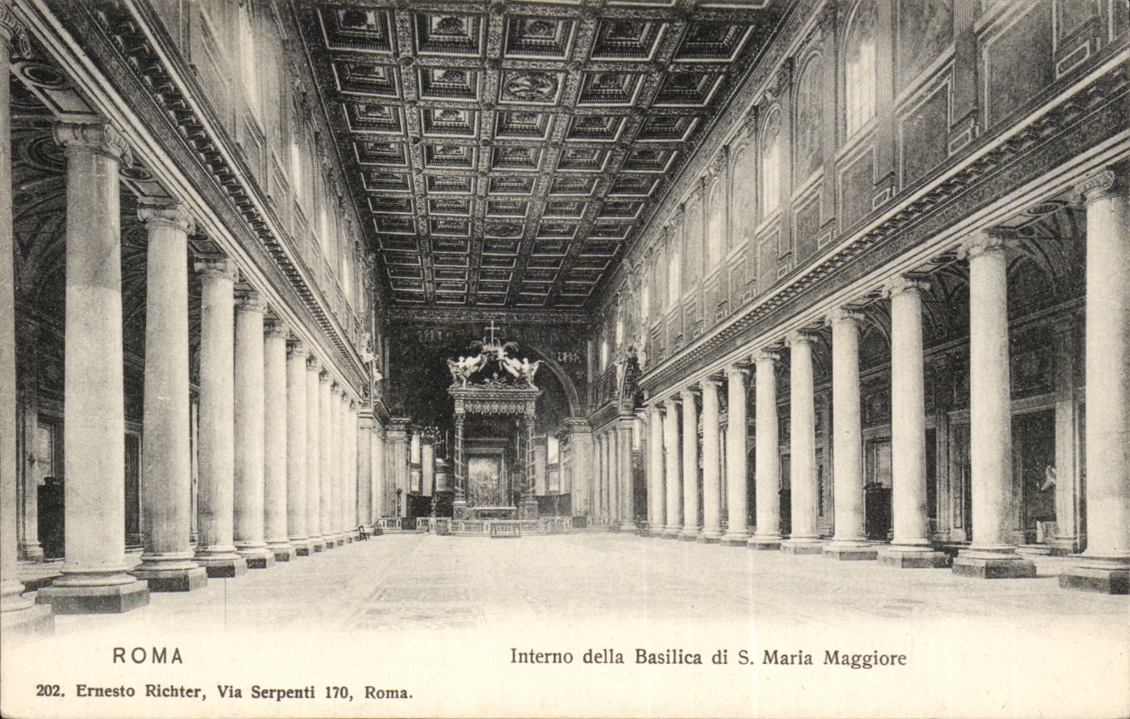 talie Italia Roma CPA Interno della Basilica di S Maria Maggiore