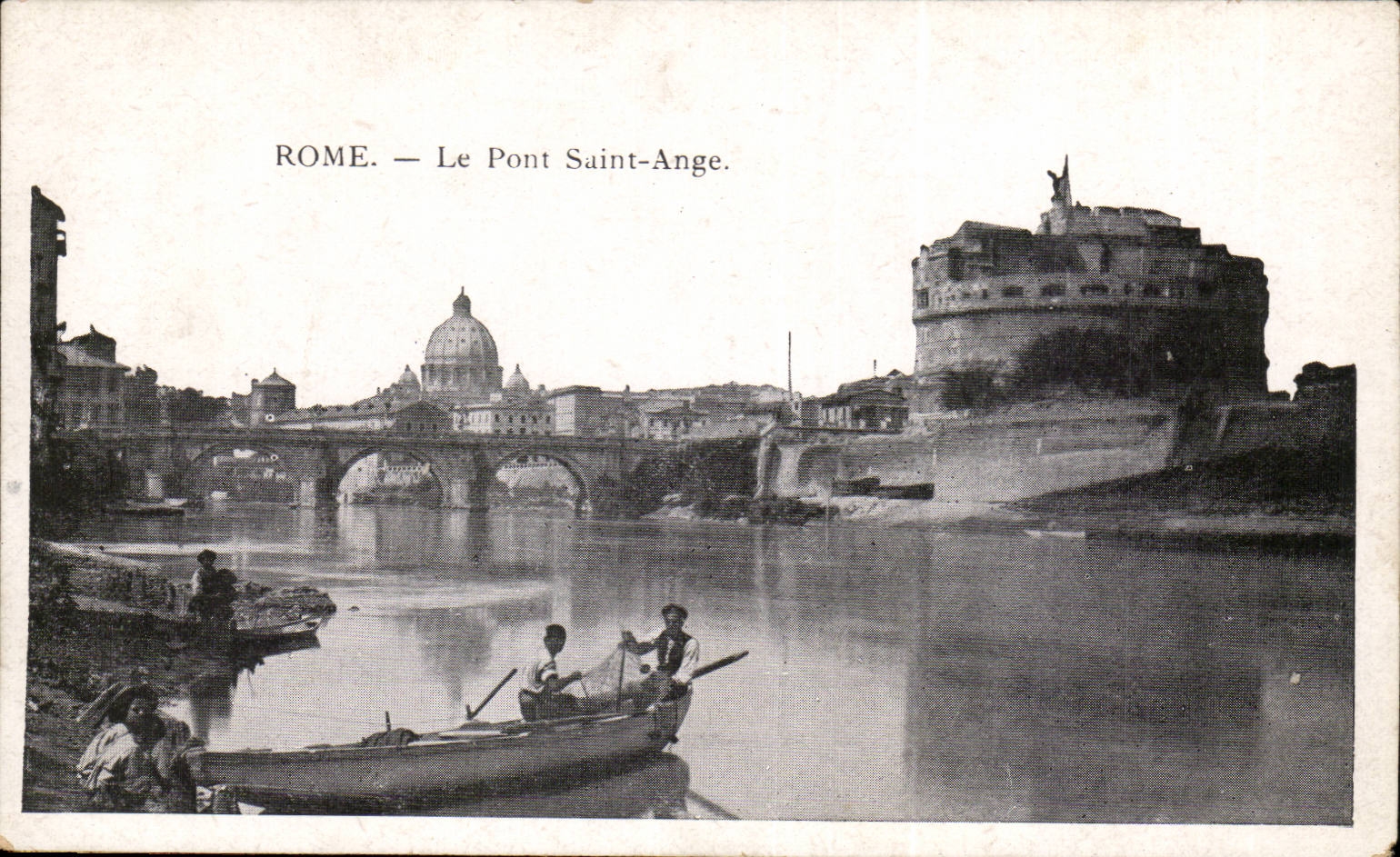 talie Italia Roma CPA Rome le pont Saint Ange