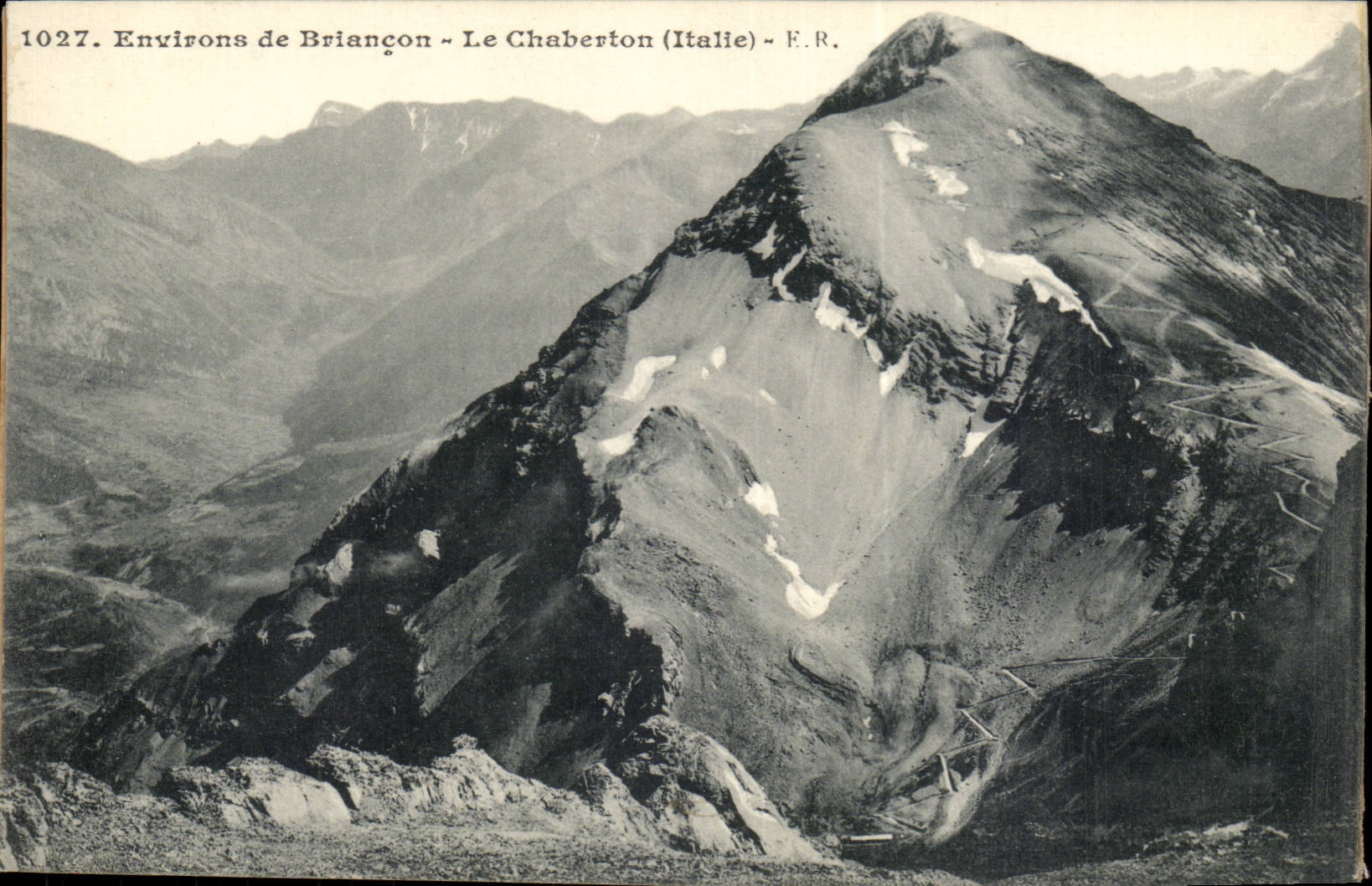 Italie Italia CPA Environs de Briancon Le Chaberton