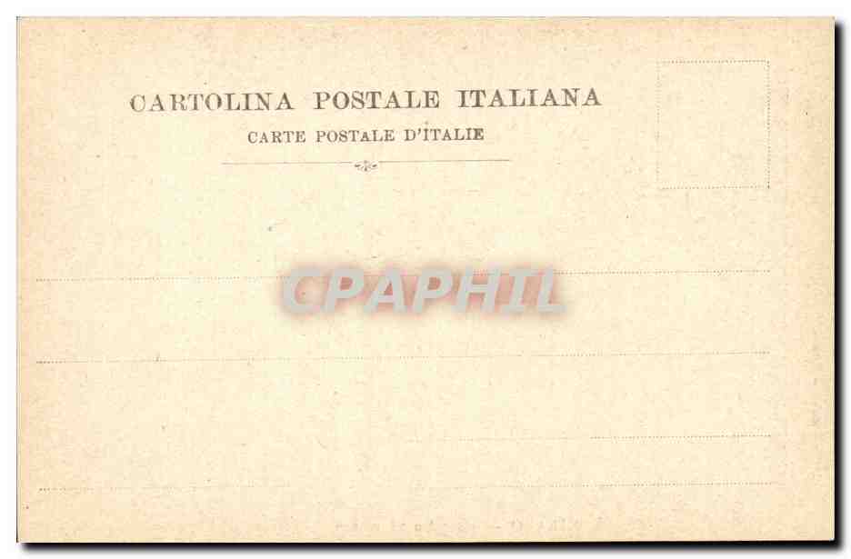 Italie Italia Milano CPA Castello Sforzesco — Rückseite