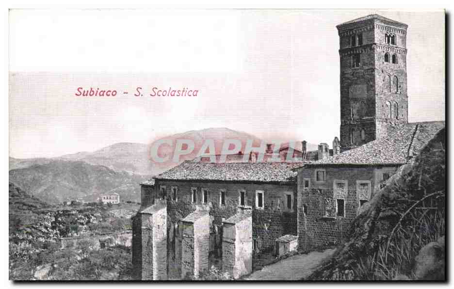 Italie Italia Subiaco CPA S Scolastico