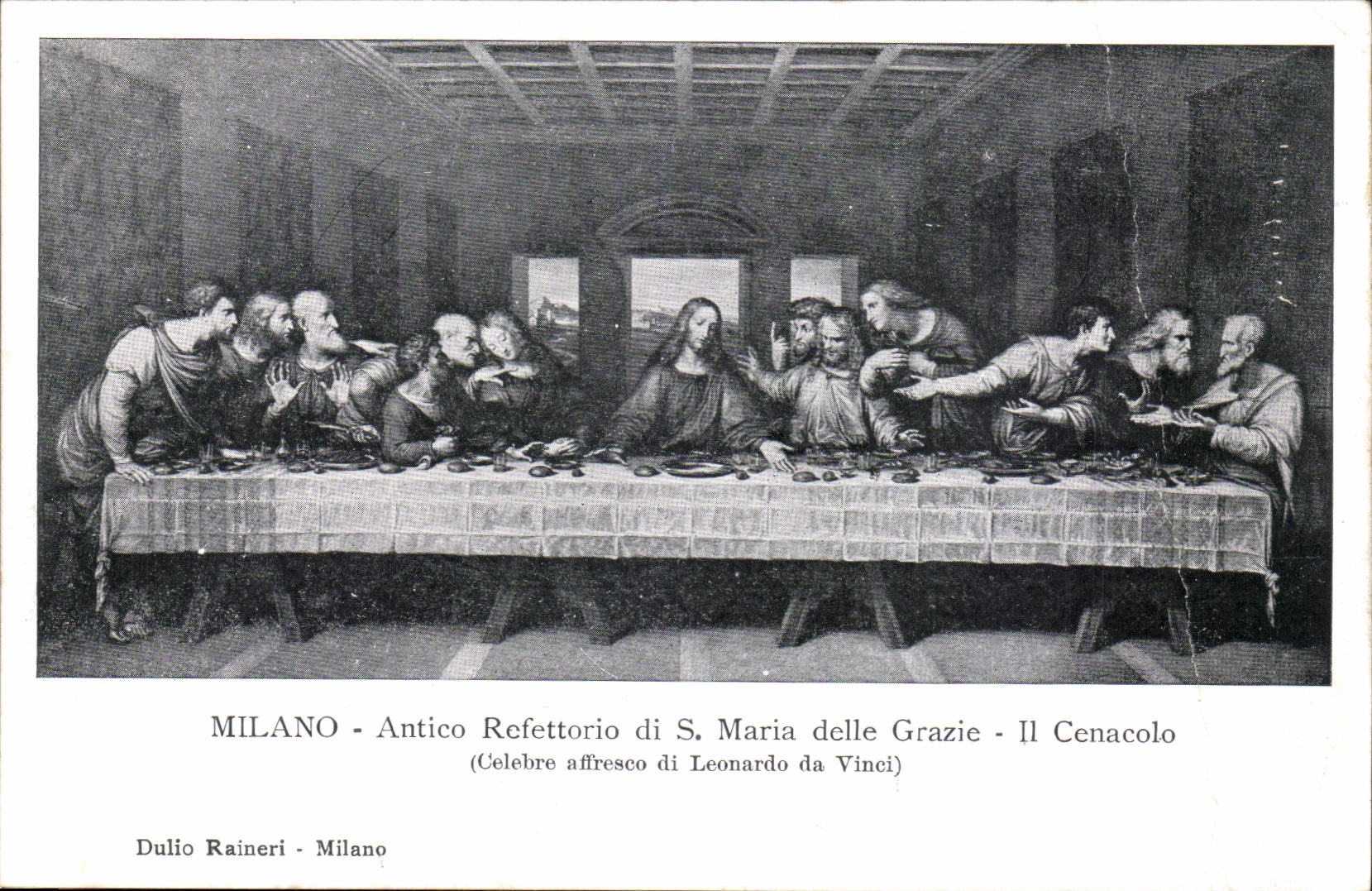 Italie Italia Milano CPA Antico Refettorio di S MAria delle Grazie (Leonardo da Vinci)