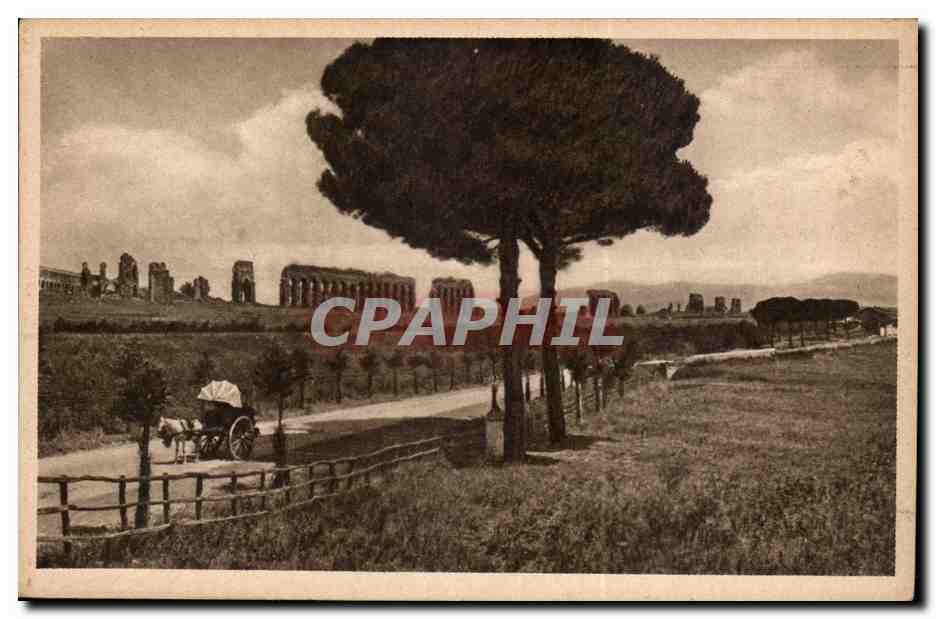 Italie Italia Roma CPA Panorama degli Acquedotti sulla via Appia Nuova