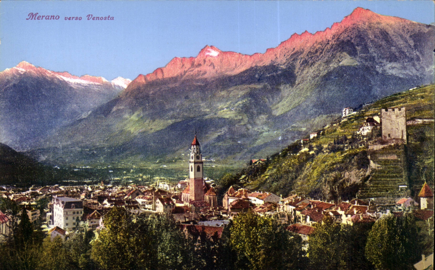 Italie Italia Merano CPA Verso Venosta