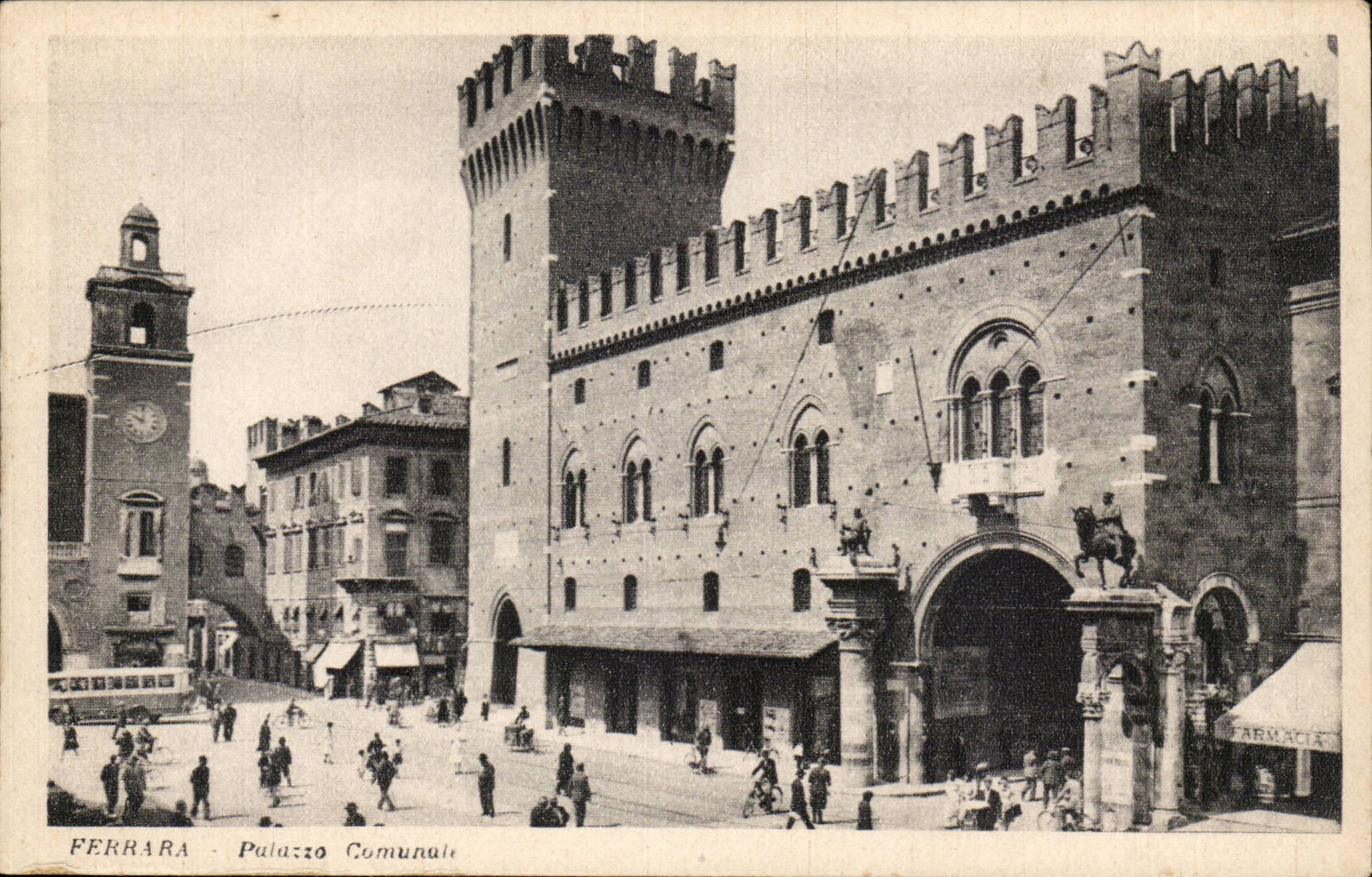 Italie italia Ferrare CPA Palazzo Comunale