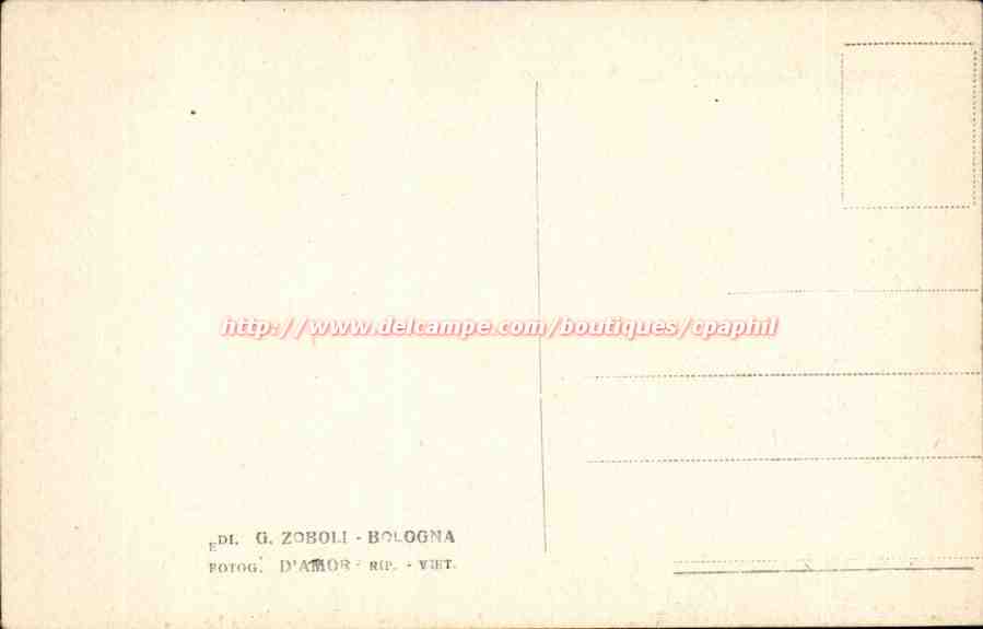 Italie italia Ferrare CPA Palazzo Comunale — Rückseite