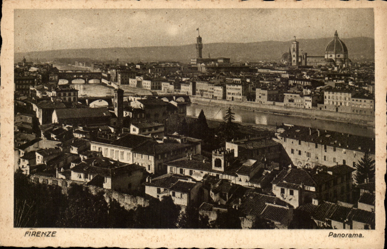 Italie italia Firenze CPA Panorama