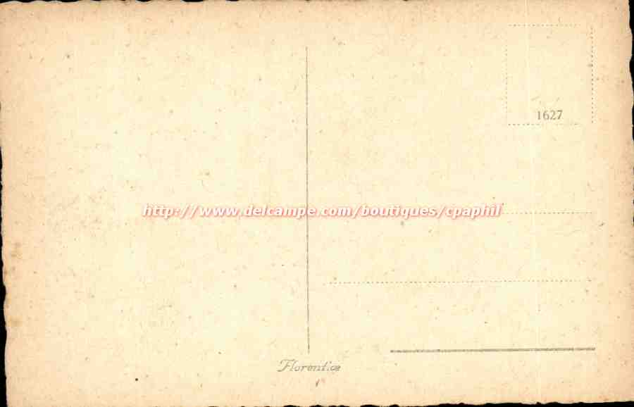 Italie italia Firenze CPA Panorama — Rückseite