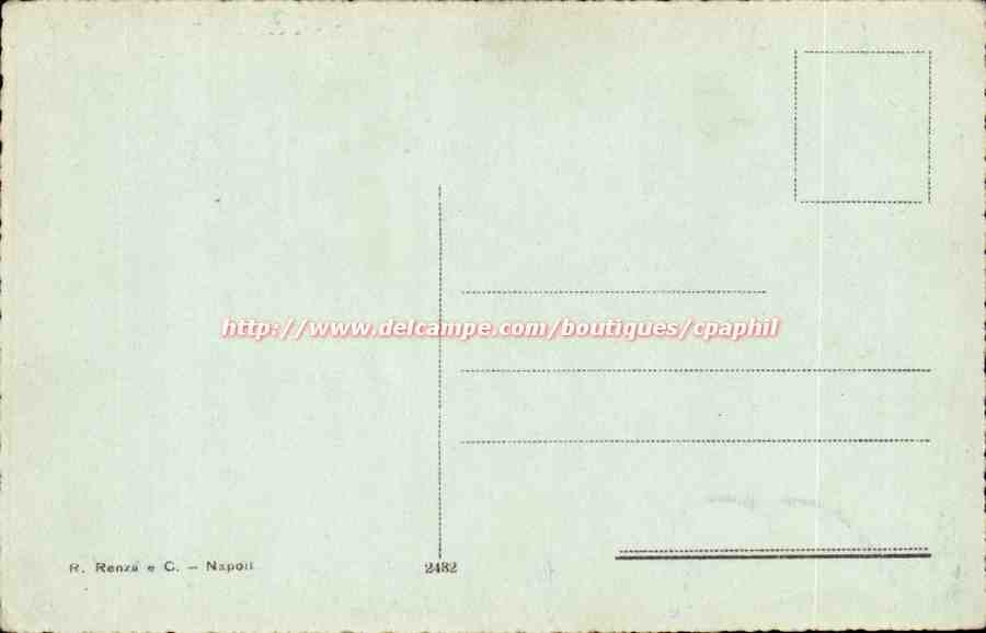 Italie italia Napoli CPA Teatro S Carlo (interno) — Verso