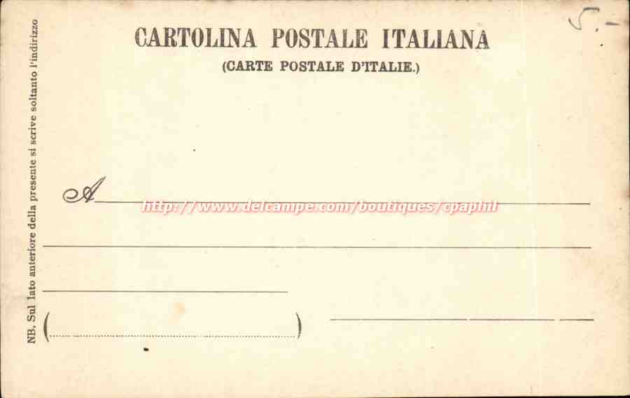 Italie italia Roma CPA Raffaello Sanzio Il parnaso (Vaticano) — Rückseite