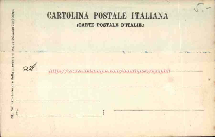 Italie italia Roma CPA Raffaello Sanzio La Scuola di Atene (Vaticano) — Rückseite