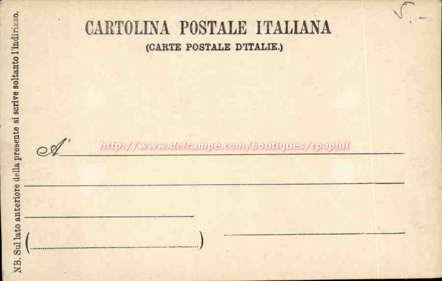 Italie italia Roma CPA Raffaello Sanzio Giuramento di Leone (Vaticano) — Rückseite