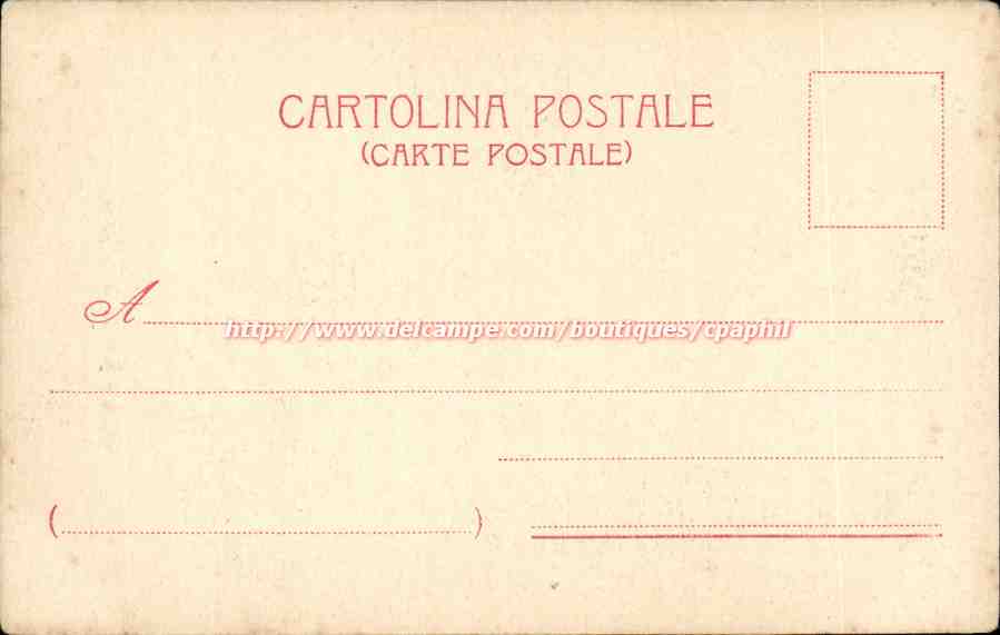 Italie italia Roma CPA Basilica di S Paolo — Rückseite