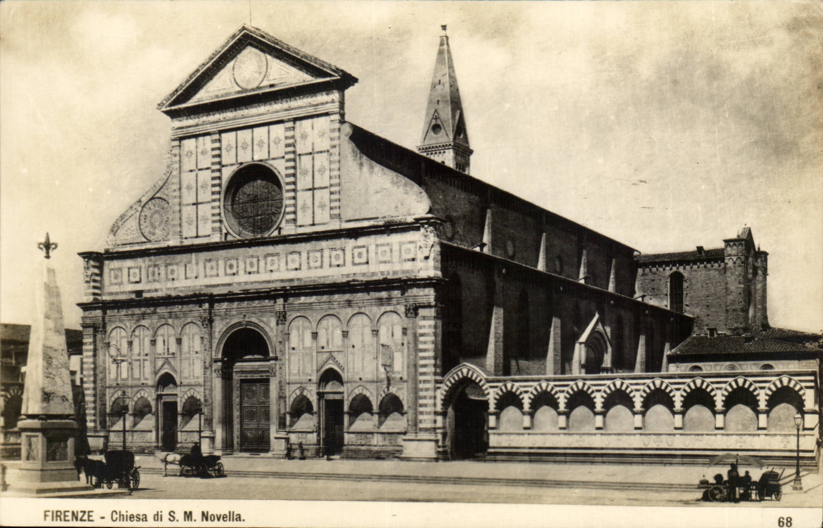Italie italia Firenze CPA Chiesa di S M Novella