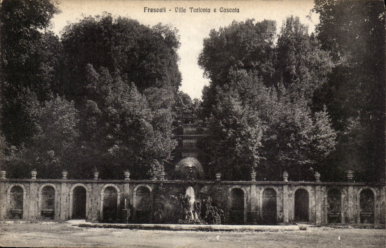 Italie italia Frascali CPA Villa Toronia e Cascala