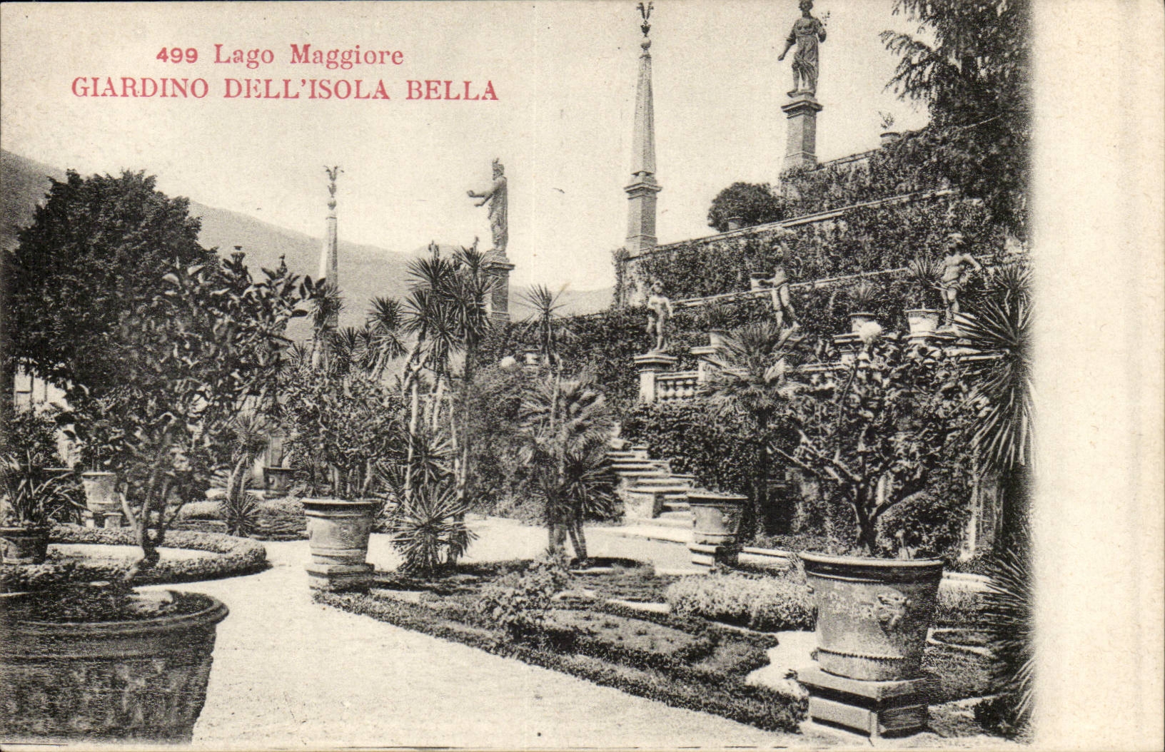Italie italia lago Maggiore CPA Giardino dell Isola Bella