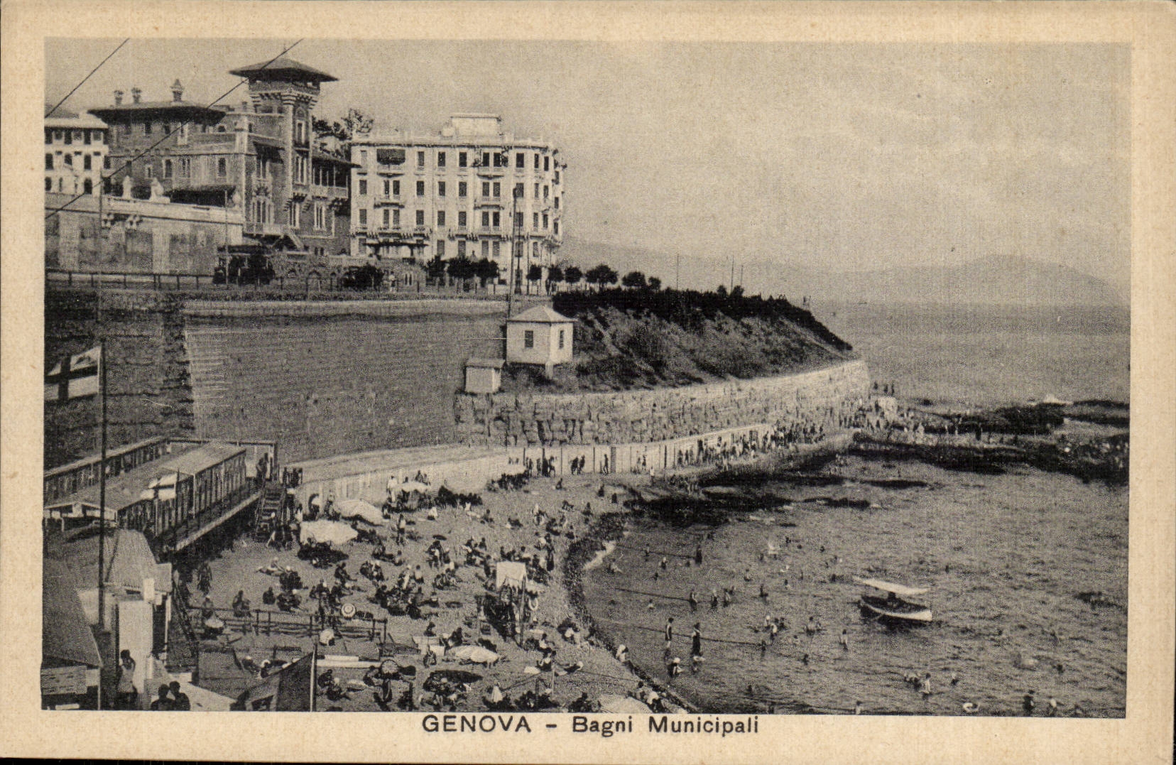 Italie Italia Genova CPA Bagni Municipali