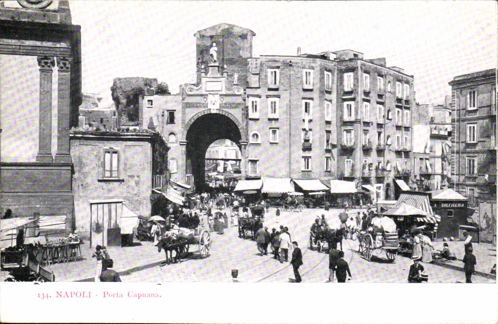 Italie Italia Napoli CPA Porta Capuana