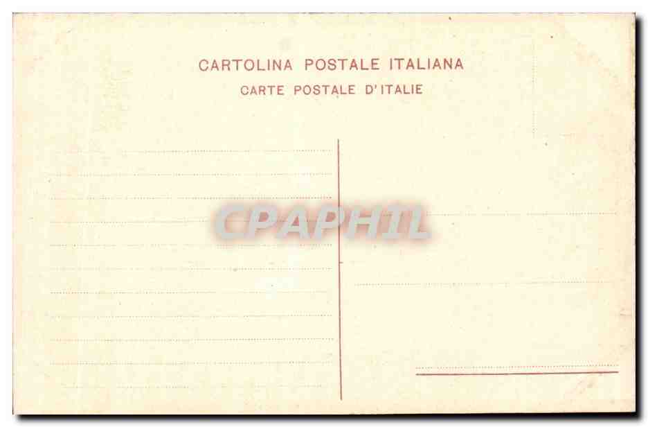 Italie Italia Pompei CPA Sacrificio d'Apollo Casa dei Vettii — Rückseite