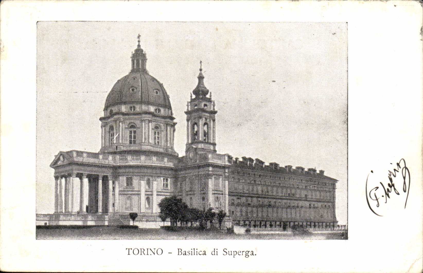 Italie Italia Torino CPA Basilica di Superga