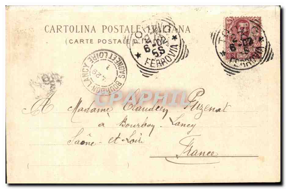 Italie Italia Torino CPA Castello del Valentino efificato nel 1653 — Rückseite