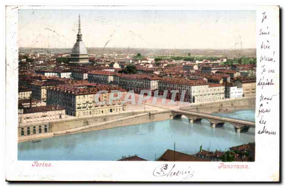 Italie Italia Torino CPA Panorama