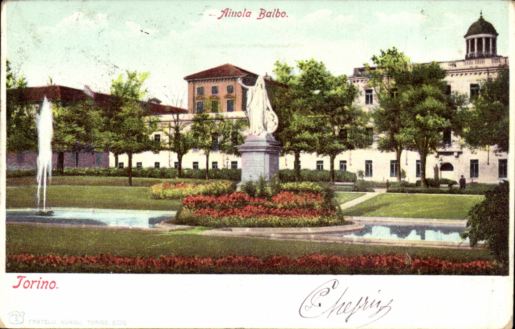 Italie Italia Torino CPA Aiula Balbo