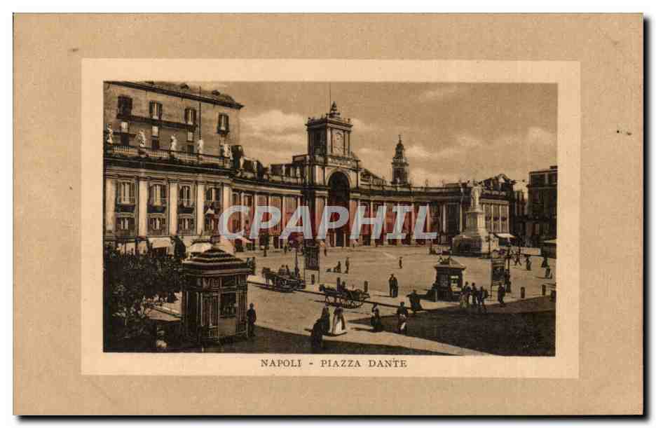 Italie Italia Napoli CPA Piazza Dante