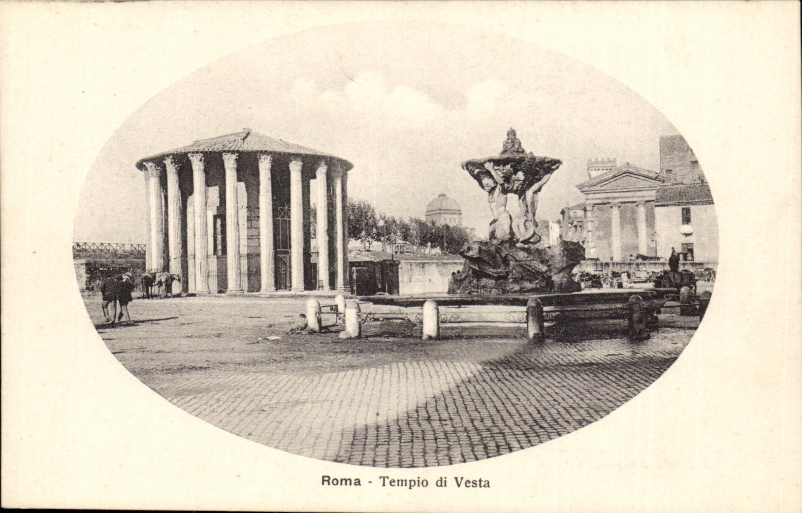 Italie Italia Roma CPA Templo di VEsta