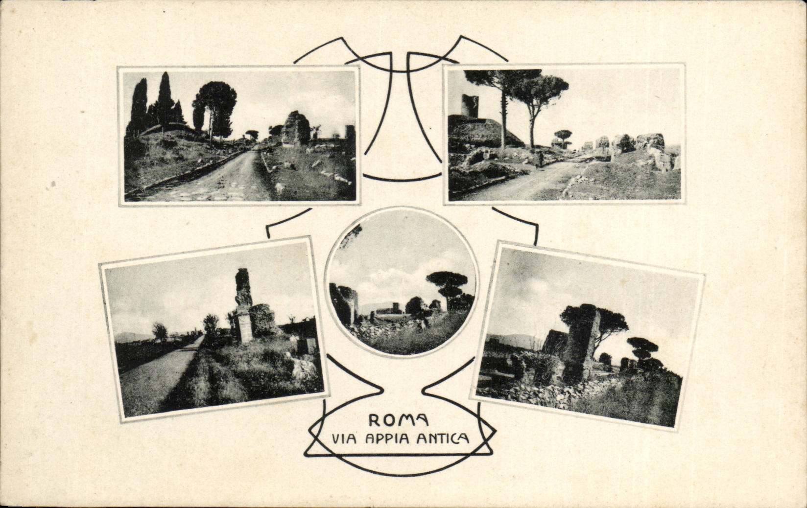 Italie Italia Roma CPA Via Appia Antica