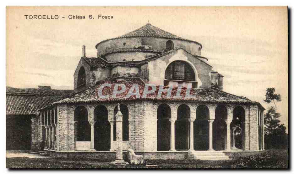 Italie Italia Torcello CPA Chiesa S Fosca