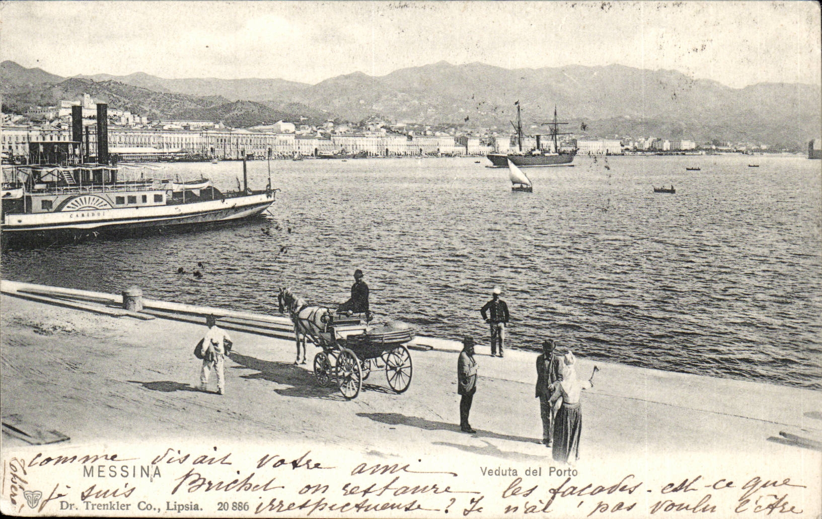 Italie Italia Messina CPA Veduta del Porto