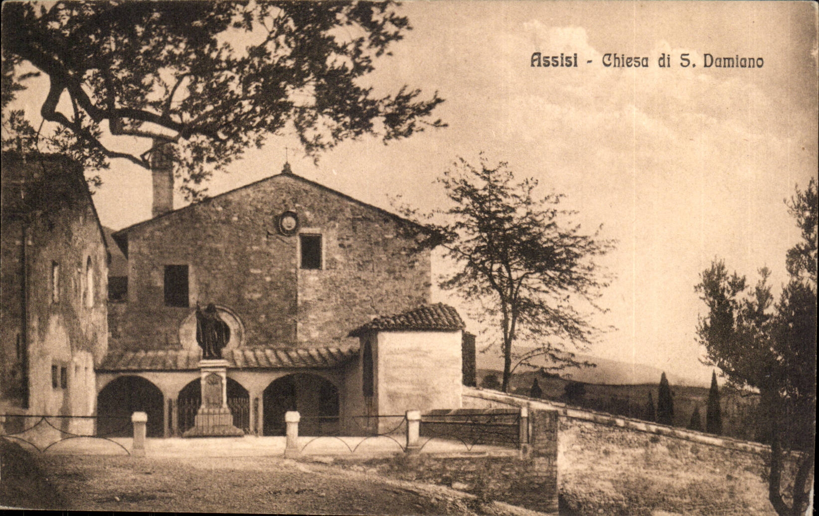 Italie Italia Assisi CPA Chiesa di S Damanio